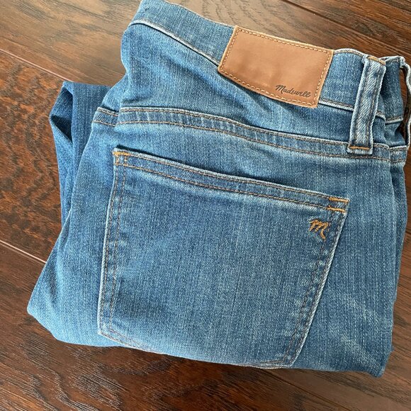 Madewell 9" High-Rise Skinny Jeans - Bonita Wash Side-Slit, Slim Fit, Size 27 - Picture 7 of 8